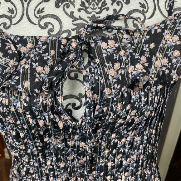 Stevie May acacia floral tie strap ruffle crop top - Picture 4 of 13
